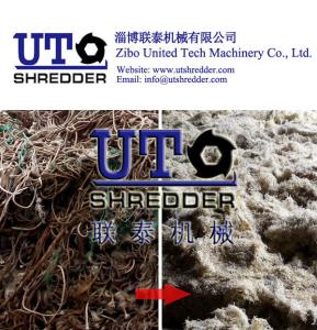 China high quality double shaft shredder - fishing net shredder, plastic fishing net crusher, plastic recycling machine - factory