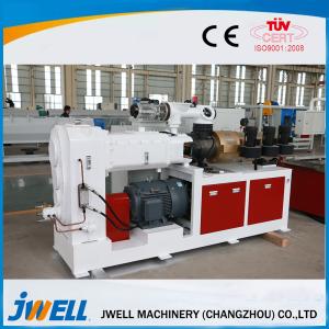China Jwell PE WPC SJZ 65/132 double screw extruder extrusion lines factory