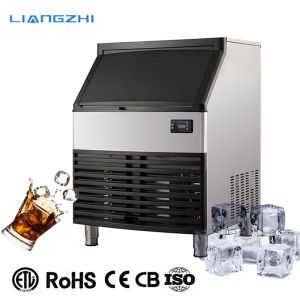 China LZ-200 Magic Automatic Ice Cube Maker Machine Refrigerant R404a 660W 90kg Per Day factory