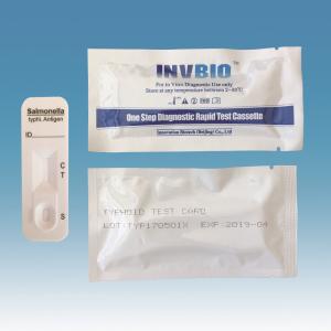 China Typhoid Rapid Test Kit Medical Diagnostics Typhoid Antigen Professional Test Cassettes factory