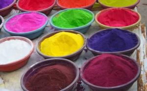 China Electrostatic Epoxy Powder Paint RAL 1020 Olive Yellow Semi Gloss Powder Coat factory