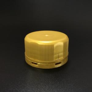 China Plastic PE Yellow 37mm Pilfer Proof Cap With Screw Lock factory