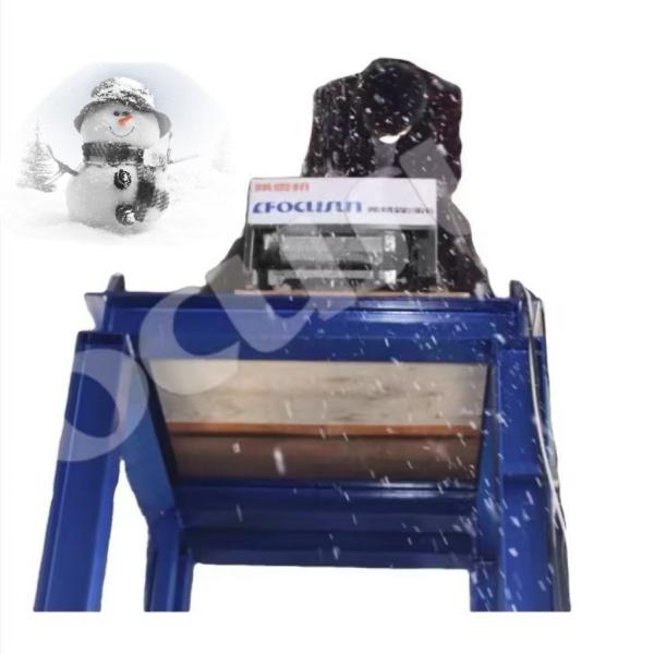 Outdoor Indoor Four Seasons Ice Snow Park Snow Scenery and 300Kg Ice Storage