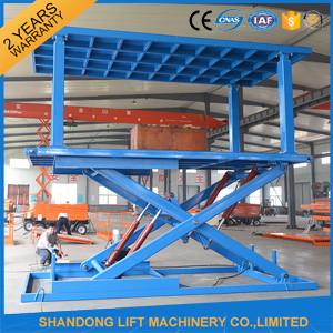 China CE Hydraulic Home Garage Car Lifts for Small Garages / 2 Cars Stack Parking factory