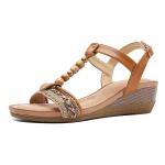 BS099 Shoes Women2020 Female Summer New Sandals Rome Plus Size Sandals Retro