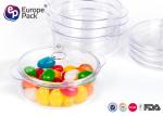 PS Disposable Dessert Dishes Small Plastic Dessert Containers With Lids
