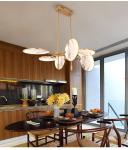 Bake Black Paint Spray Acrylic Pendant Light Modern Indoor Decoration