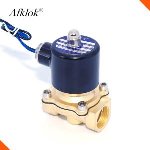 China 2W Electric Water Switch Valve , 24 Volt Arduino Controlled Water Valve 2W-160-15 factory