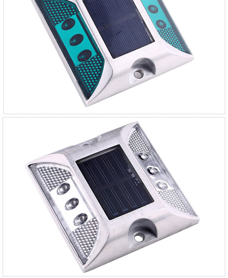 Road Marking Solar Flashing Light for Road Safety in Red Blue Yellow White Green LED Color