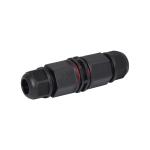 Plastic Straight Screw Type Outdoor IP68 4Pin Waterproof Connector Power