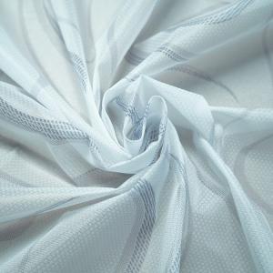 China 65-90gsm 220cm White Striped Jacquard Fabric Polyester Mattress Protector factory
