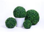 42cm PE Artificial Plant Balls , PP Artificial Plant Topiary Ball Faux Boxwood