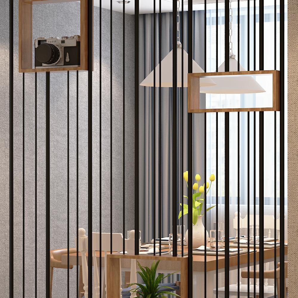 Hairline Stainless Steel Partition