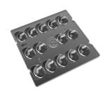 SMD 3030 PC LED Street Light Lens 50x50mm 14H1 Type IV-S For Highway