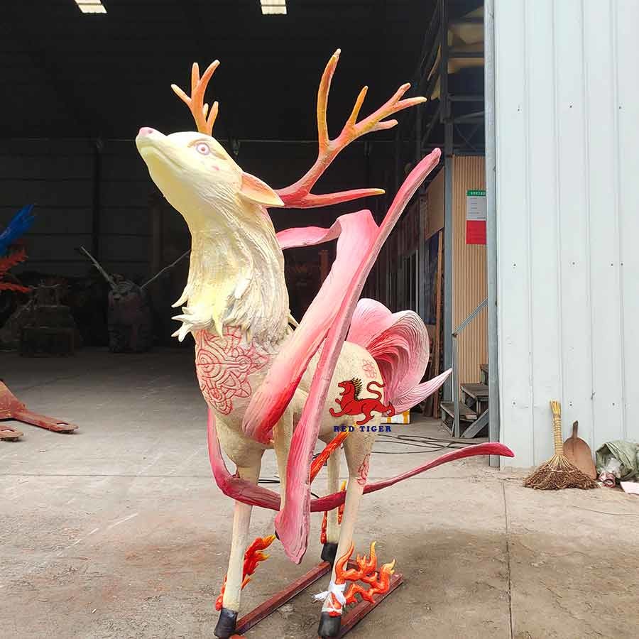 Customizable Realistic Animatronics Chinese Mythology Animal Pi Jiu
