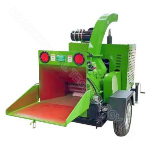 China Electric Farm Machinery Implements Crushed Drum Wood Chipper Shredder ODM on sale