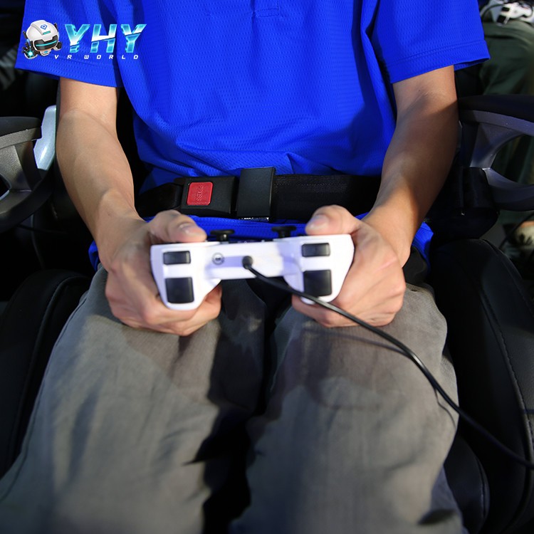Multiplayer Game VR Simulator Warrior Car 9D Motion 220V With 6 Seats