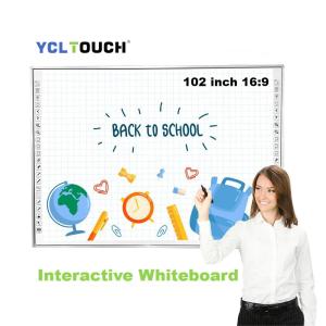 China 102 Inch Smart Electronic Blackboard Interactive Whiteboard For Meeting Teaching factory