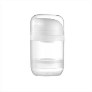 China Round 50ml plastic bottle with airless pump Recyclable PP PCR material factory