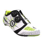 Light Weight Carbon Fiber Cycling Shoes , Tough Outsole Bike Bicycle Sneakers