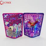 Custom Printed Edible Reusable 3.5g Mylar Bag Zipper Lock Candy Plastic
