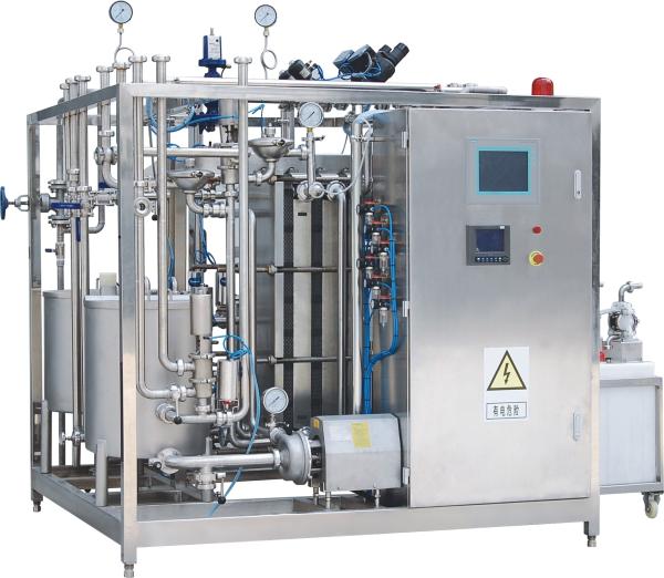 High Heat Treatment SUS 304 Plate Milk Sterilizer Machine / Milk Pasteurization