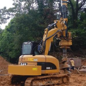 China 24m 13t Excavator Attachment Pile Driving Rig For Foundation factory