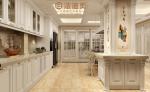 Modern White Stainless Steel Kitchen Cabinet With Profile Door Panel And Gold