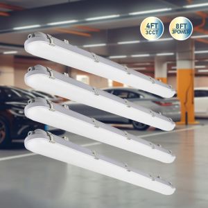 Triproof LED Batten Light With Selectable Color Temperature 3500K/ 4000K/ 5000K/