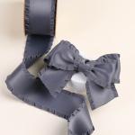 Wrinkle Edge Polyester Satin Ribbon 25mm-38mm Double Faced Satin Ribbon