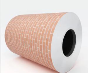 China DX51D PPGI Brick Pattern Color Coated Steel Coil For Building factory