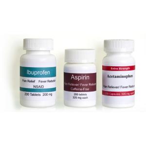 China Waterproof Pantone Color Medication Warning Labels , Aspirin Warning Label on sale