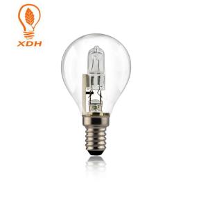 China Glass G45 28w E14 Halogen Bulb E14 Bell 240v 42w Screw Bulb SES ECO Candle factory