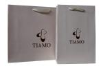 Cute Tiamo Pink Paper Carrier Bag Ribbion Handle For Packing Lady Shoes