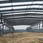 35m Clear Span Steel Structural Construction Prefabricated Light Weight Building
