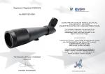BSW-Baby Black anodic oxidation Spotting Scope for target shooting 16x33 20x40