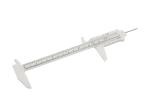 Plastic Vernier Tattoo Accessories Eyebrow Measuring Calipers