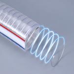 16mm 1/2" Flexible PVC Spiral Steel Wire Reinforced Transparent Water Suction
