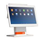 White Color Dual Touch Screen Point Computer Pos System For Clothing Store
