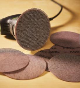 China Drywall Sanding Mesh Screen Disc Orbital Sander Automotive Abranet Dust Free factory