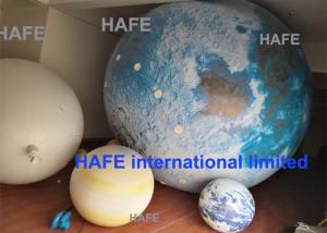 China Attractive 1.3m Reusable Inflatable Advertising Balloon Helium Moon Balloon For Festival factory