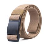 Invisible Fabric Elastic Belt Nickel Free Flat Buckle Belt Plastic 110cm