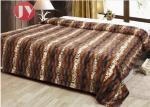 Single Double Size Plush Fur Blanket bedding Animal Fur Printed Polyester