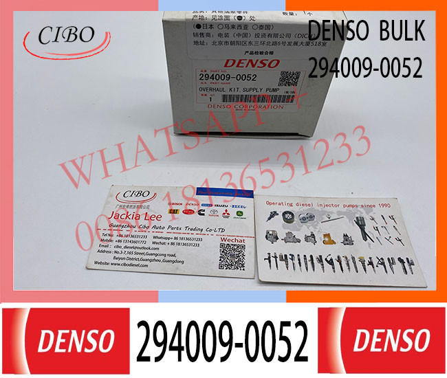 294009-0052 Common Rail Injection Pump Repair Kits For DENS'O HP4 Pump