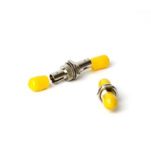 China Simplex ST Optical Fiber Adapter Single Mode With Zirconia Sleeve factory