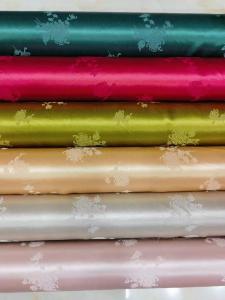 China Silk Satin Jacquard 20MM Antiflaming Anti-Wrinkle Scarf Digital printed Design for fashion luxury Dress factory