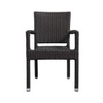 Patio 1.97" Cushion Thickness Rattan Garden Table And Chairs