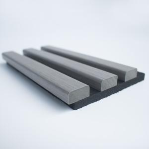 China 600*2400*21mm 3 Sides Coated Slat Wood Absorbing Application Meeting Room Corridors Office factory