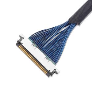 China PEX 0.4mm 30p LVDS Micro Coaxial Cable CBL 20472-030T-10R Lvds Display Connector factory