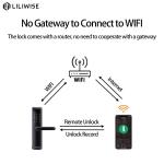 Waterproof Bimetric Locks Fingerprint Door Handle Digital Keyless Smart Door